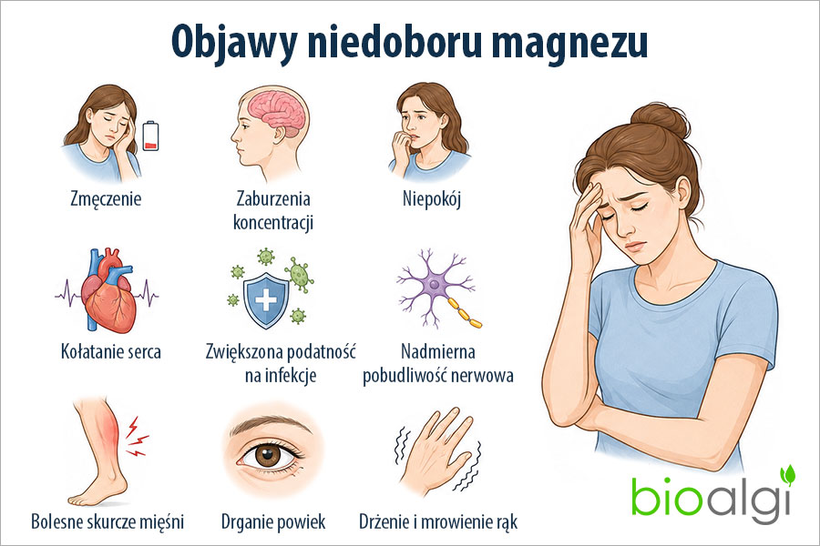 Objawy niedoboru magnezu
